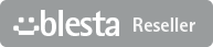 Blesta reseller badge, white