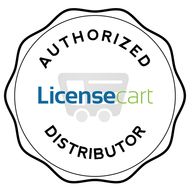 LicenseCart authorized distributor badge