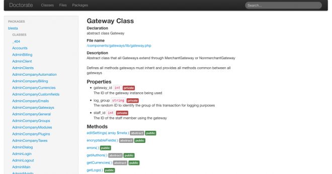 Doctorate - Source Code Documentor